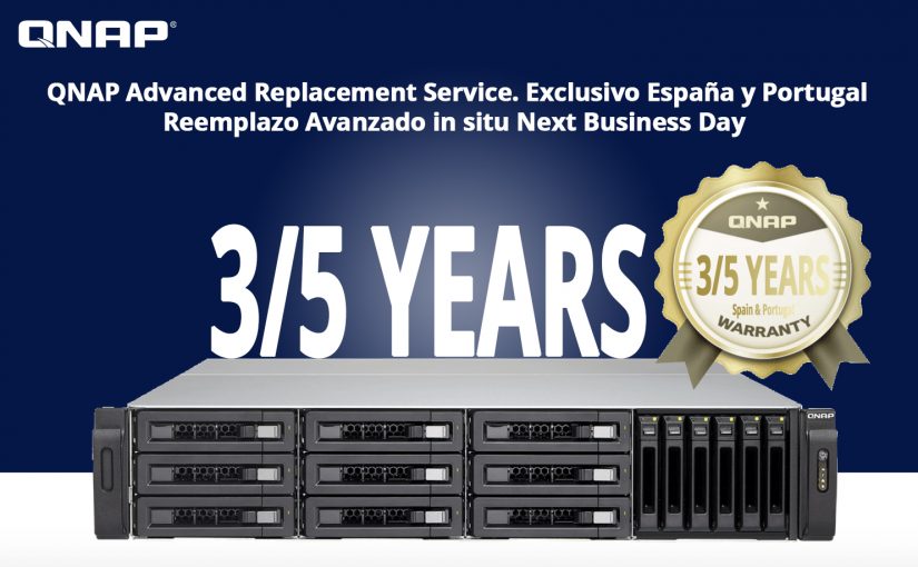 Garantía QNAP España y Portugal (Advanced Replacement Service).